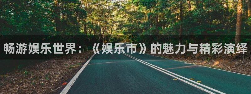 高德娱乐：畅游娱乐世界：《娱乐市》的魅力与精彩演绎